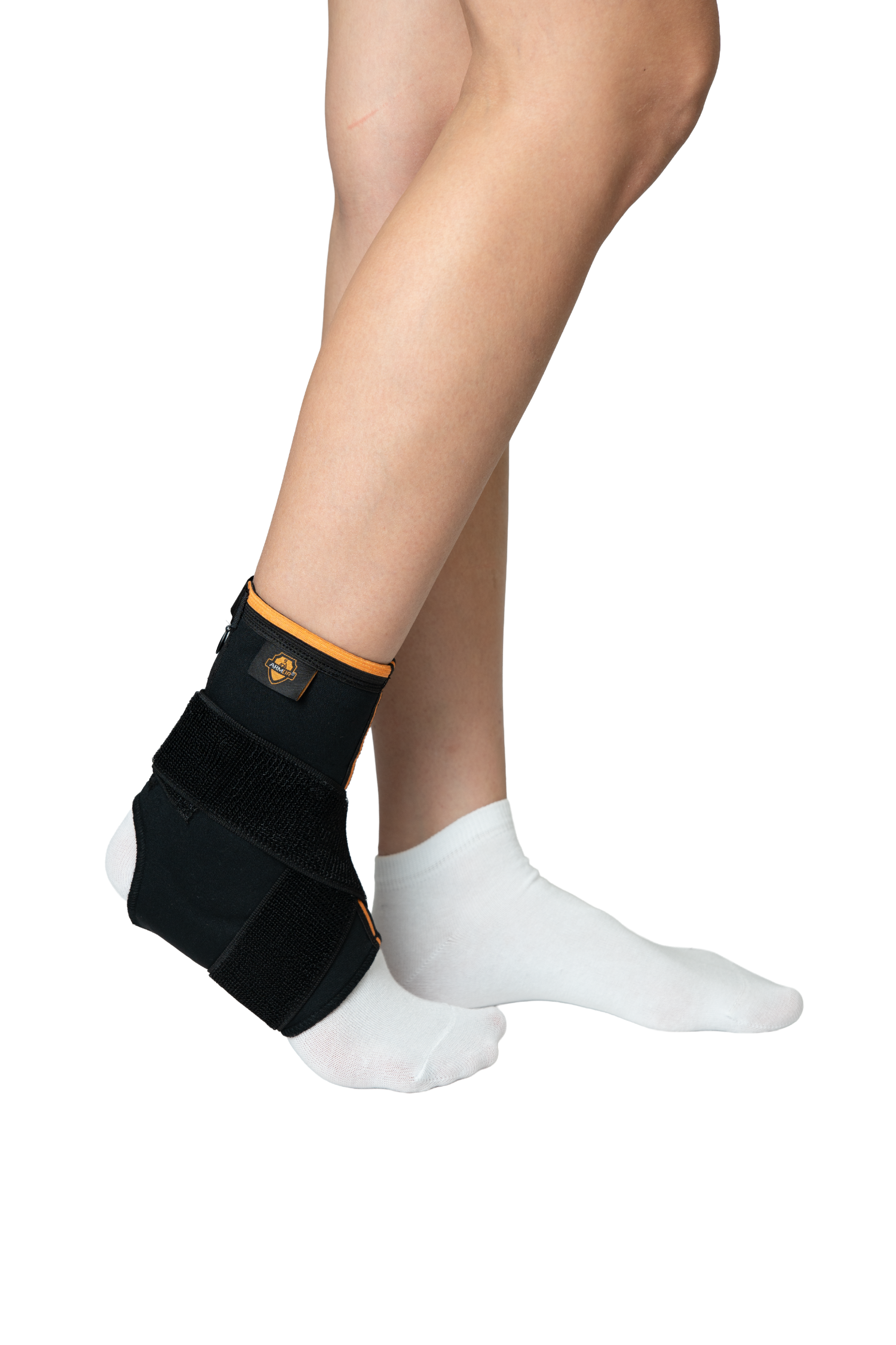Суппорт лодыжки с защитой лодыжечной подушечки с застежкой-молнией