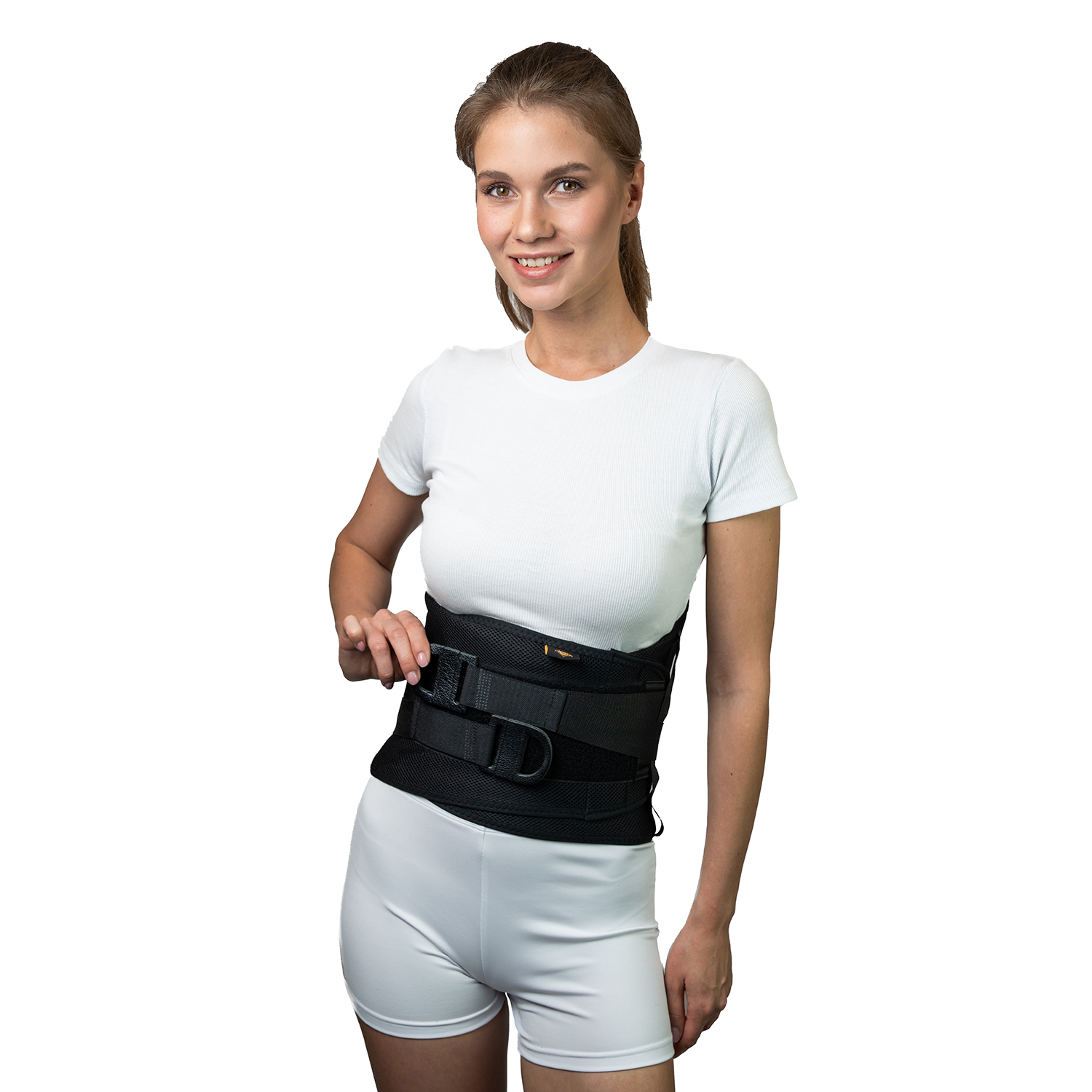 Корсет пояснично-крестцовый, с пластиковой опорой, высота спины 32 см