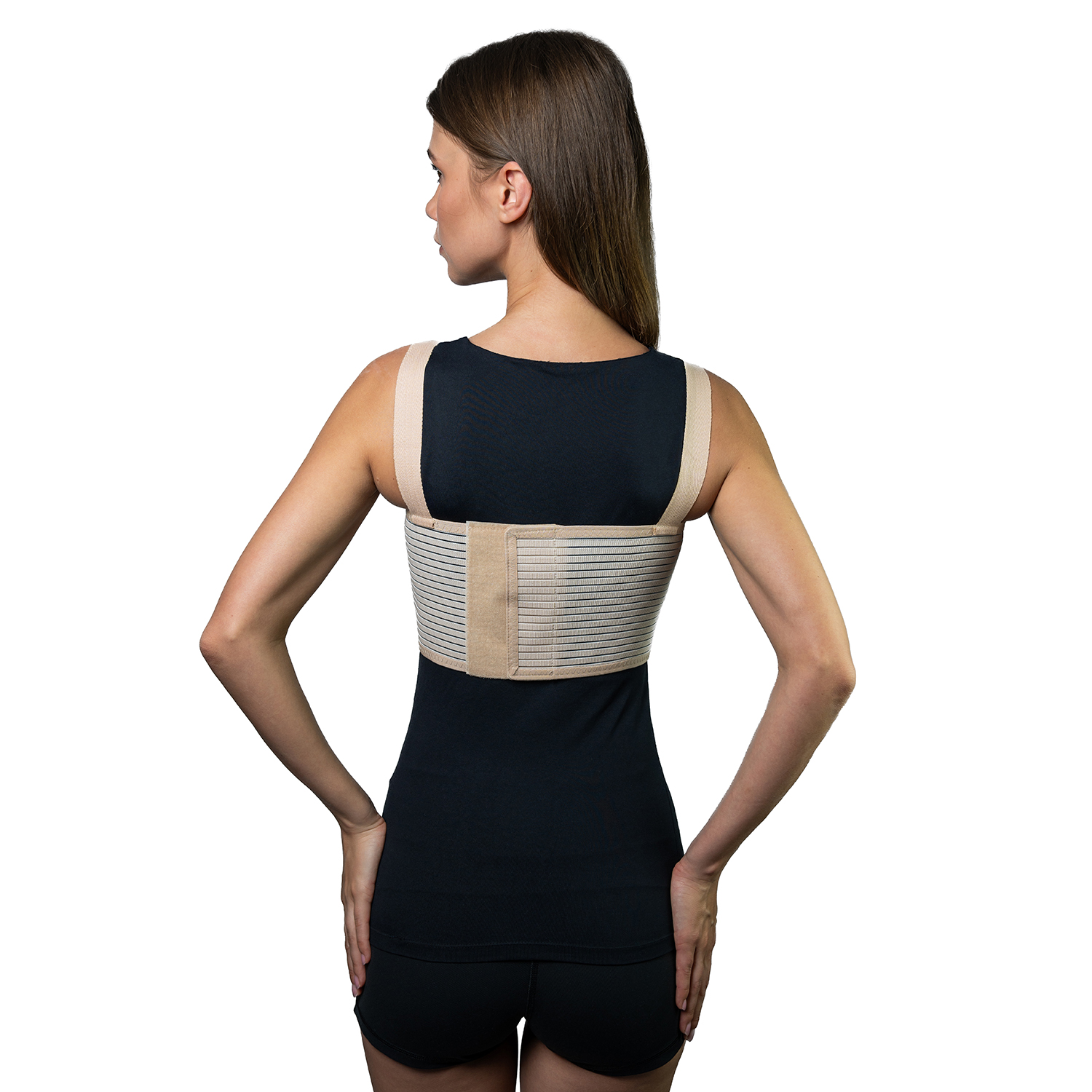 Пояс для грудины с металлическими вставками