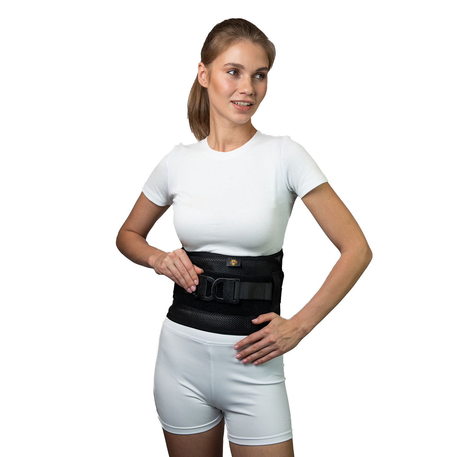 Корсет неопрен пояснично-крестцовый с пластиковой опорой