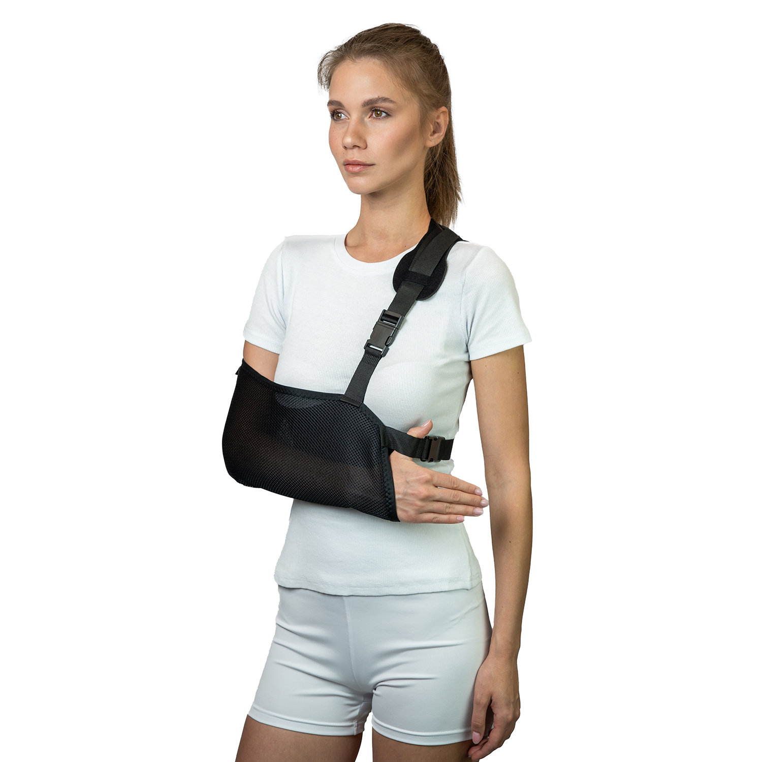 Бандаж базовый на руку, ткань сетчатая