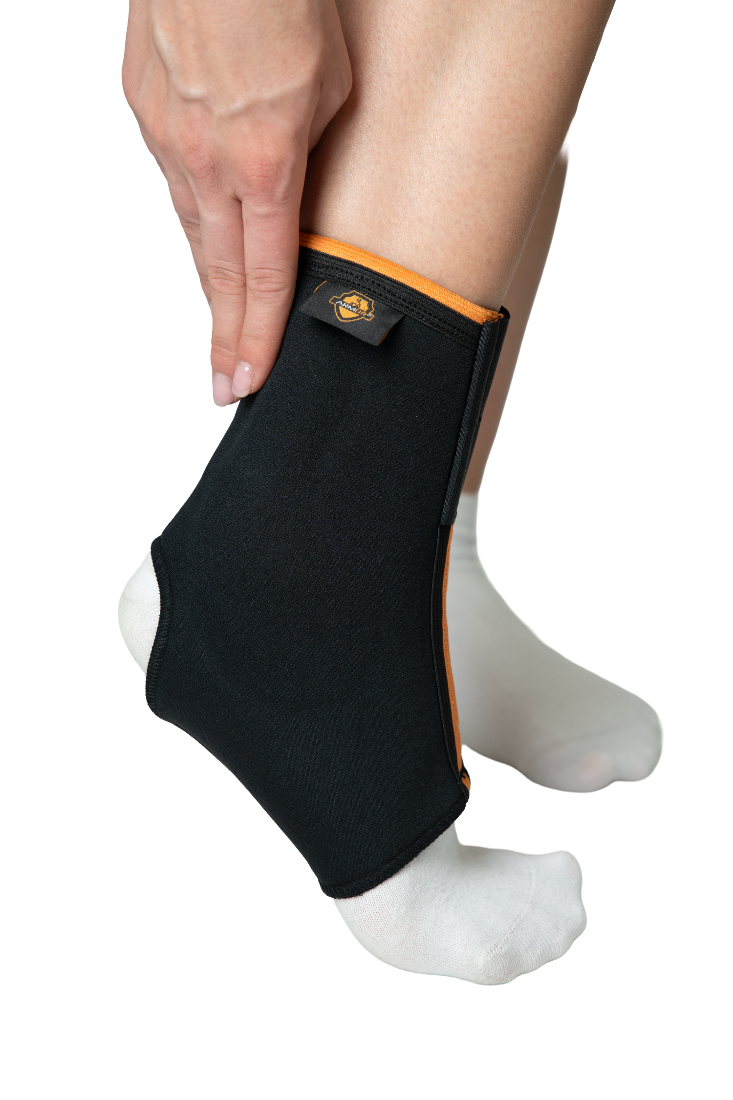 Суппорт лодыжки с защитой лодыжечной подушечки с застежкой на липучке