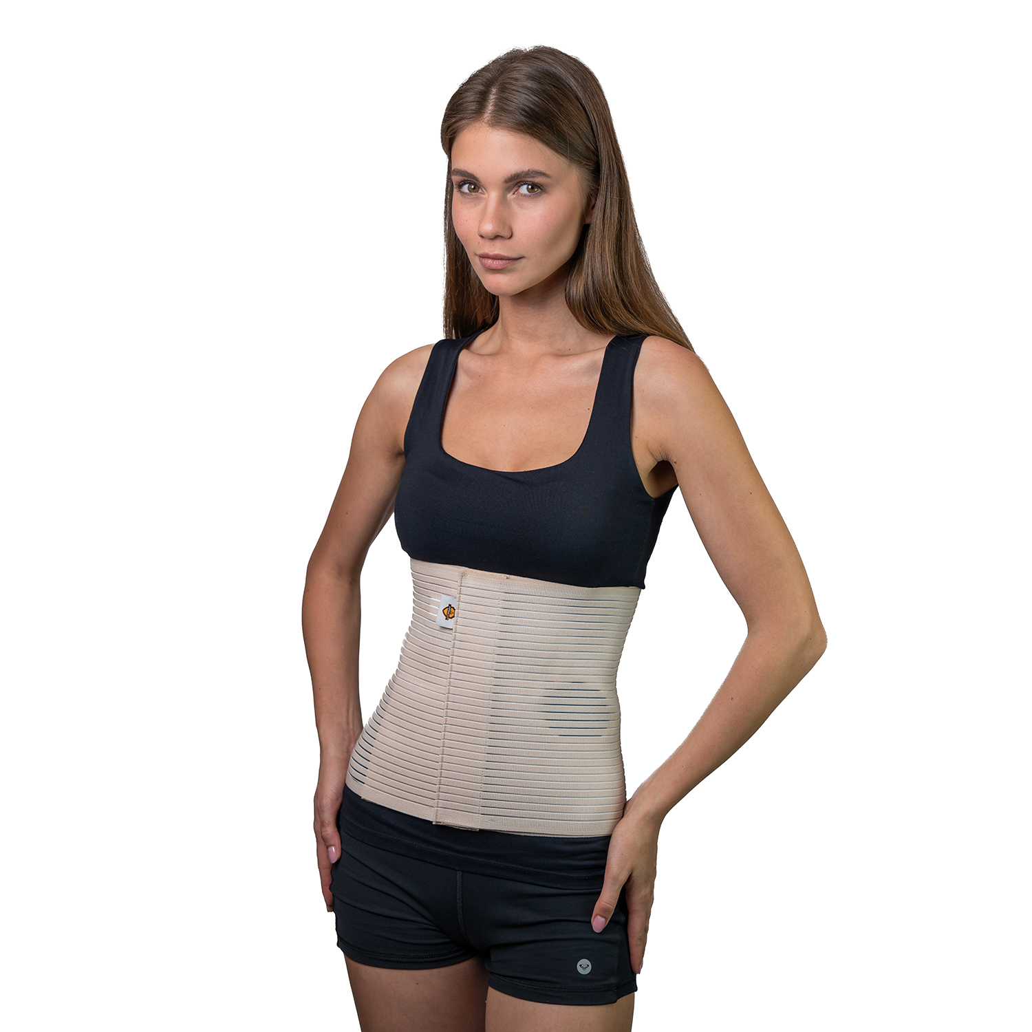 Брюшной бандаж для колостомического мешка высотой 26 см.