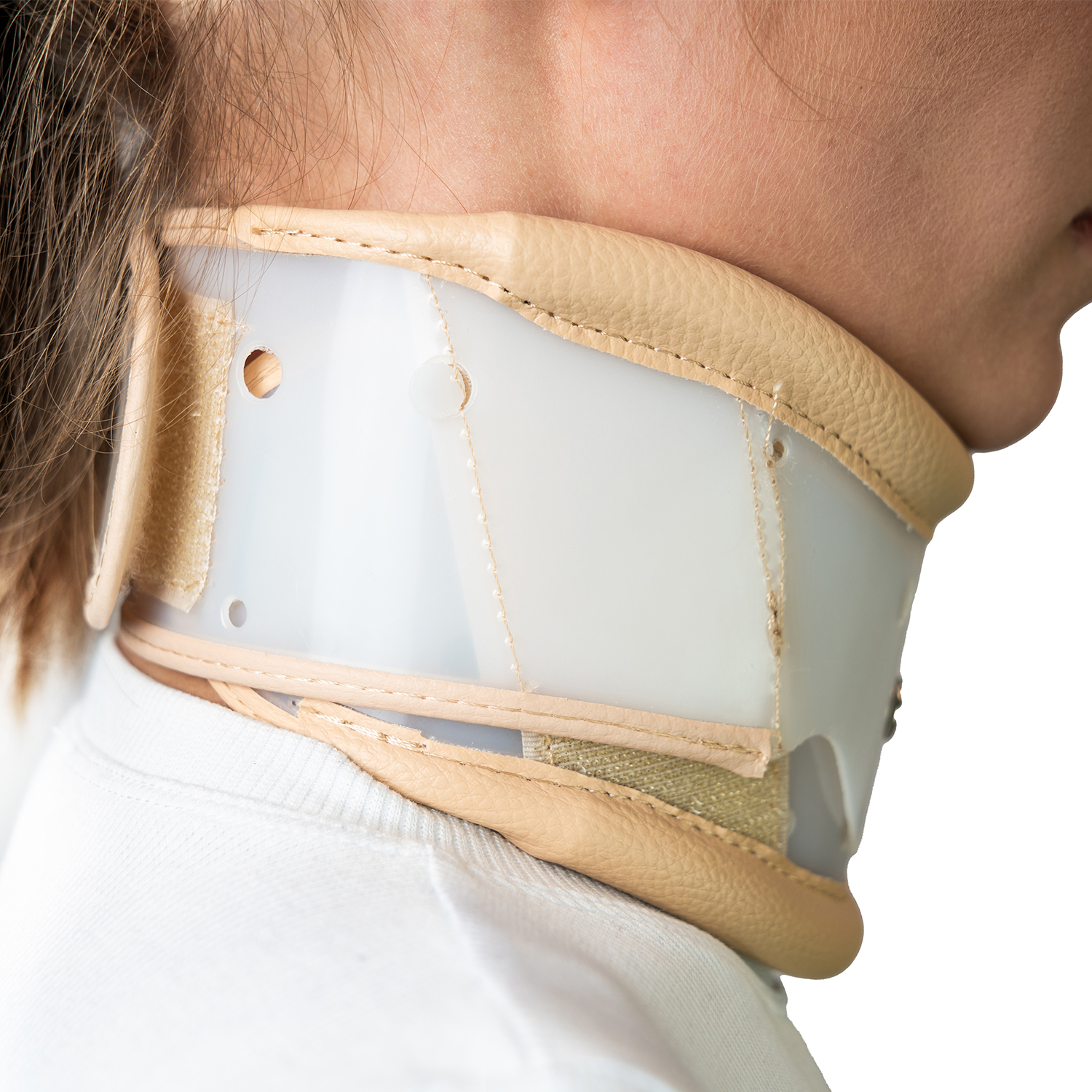 Воротник шейный, регулируемый по длине, пластиковый, премиум-класс