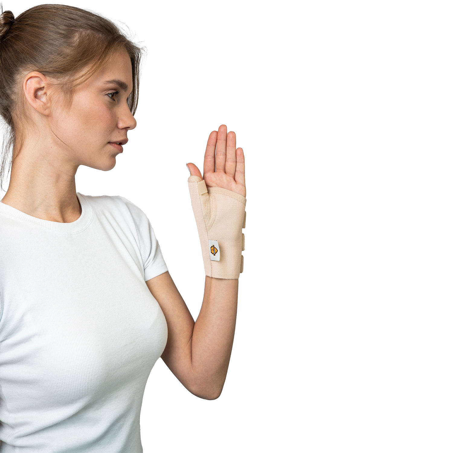 Шина правая базовая для большого пальца с алюминиевой опорой