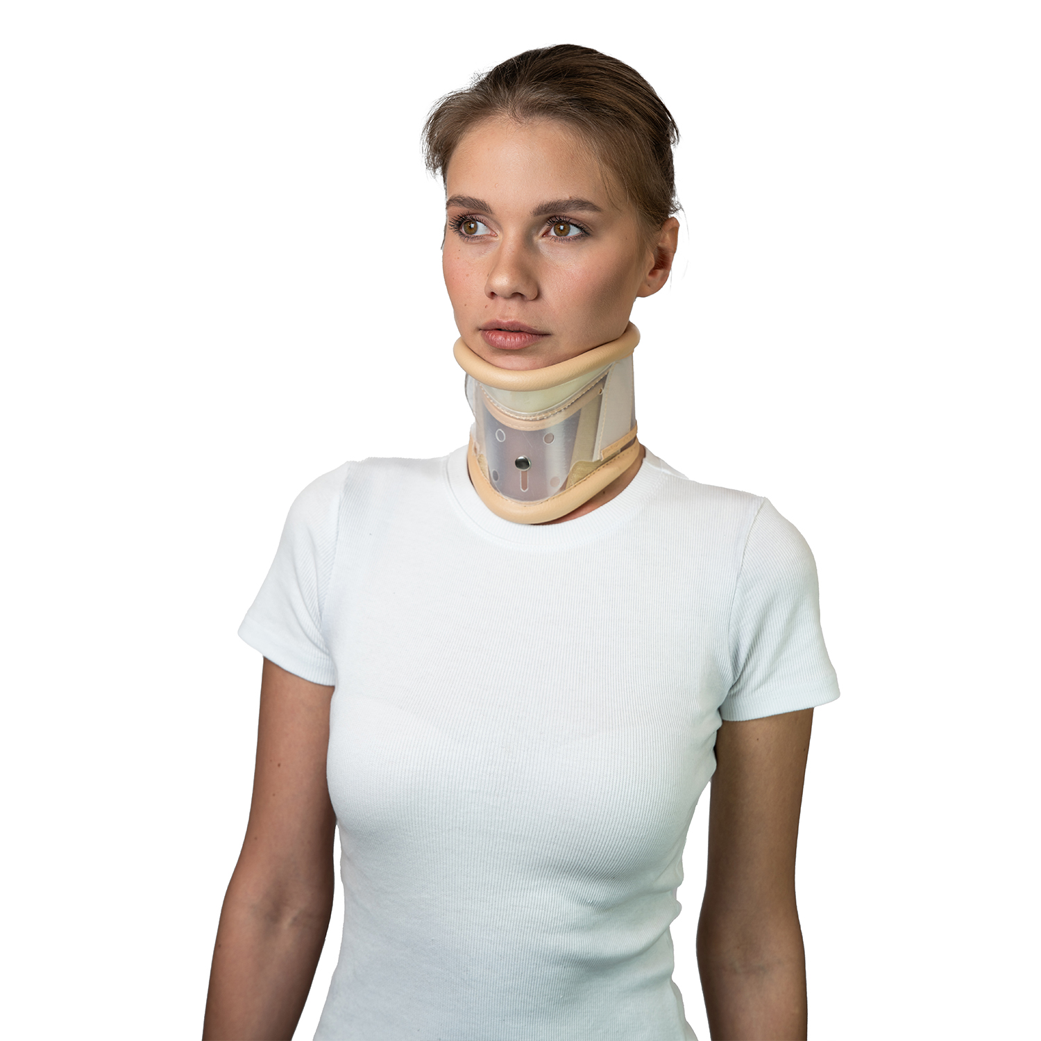 Воротник шейный, регулируемый по длине, с поддержкой подбородка премиум-класс