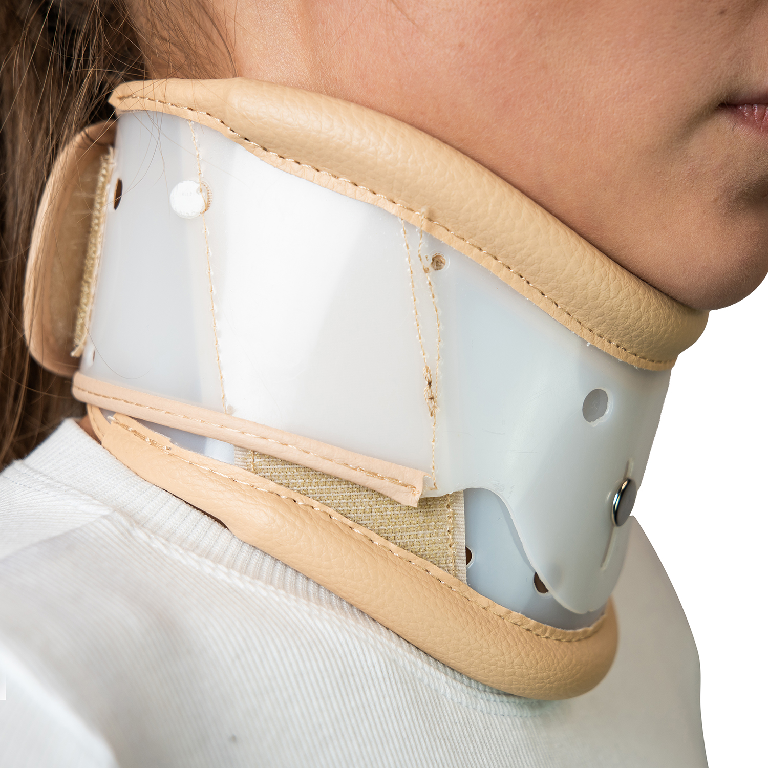 Воротник шейный, регулируемый по длине, пластиковый, премиум-класс