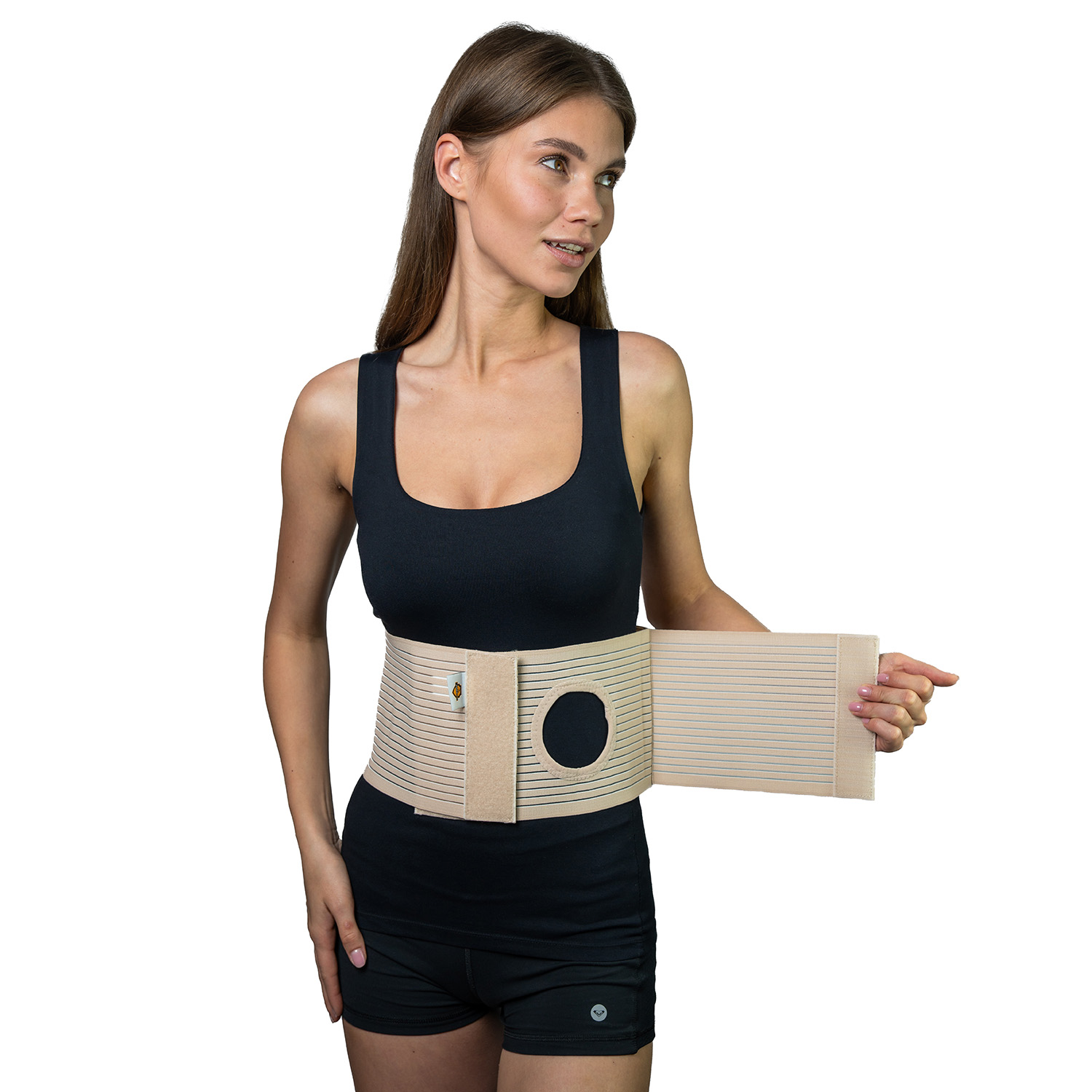 Брюшной бинт для колостомического мешка высотой 16 см