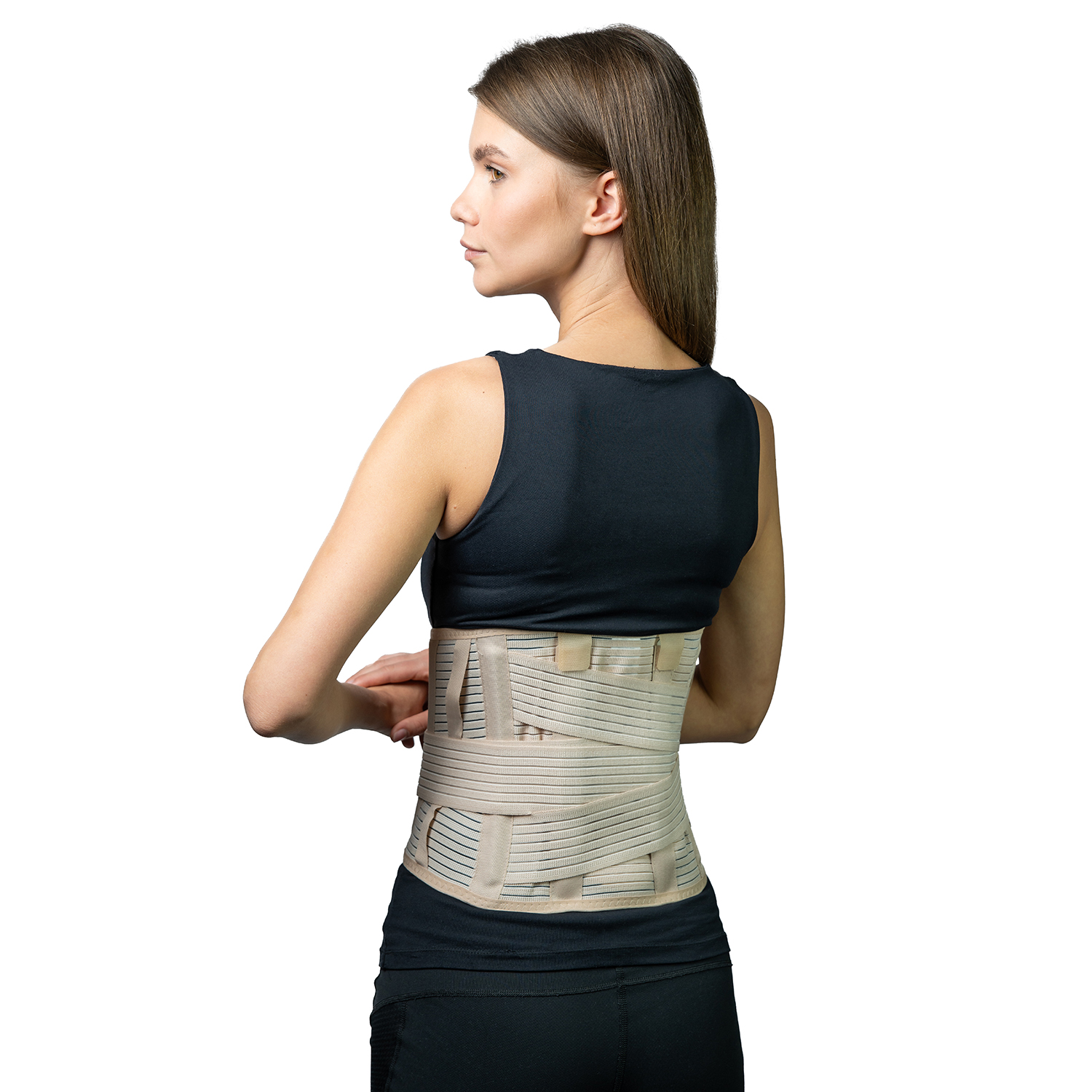 Корсет пояснично-крестцовый с дополнительными поясами, высота спины 26 см