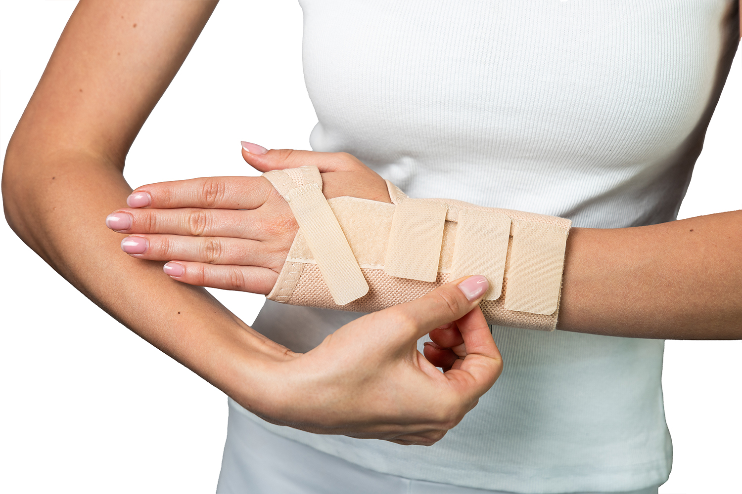 Шина правая для кисти и запястья короткая