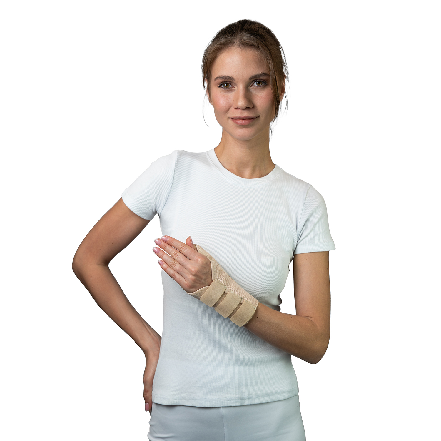 Шина правая базовая для большого пальца с алюминиевой опорой