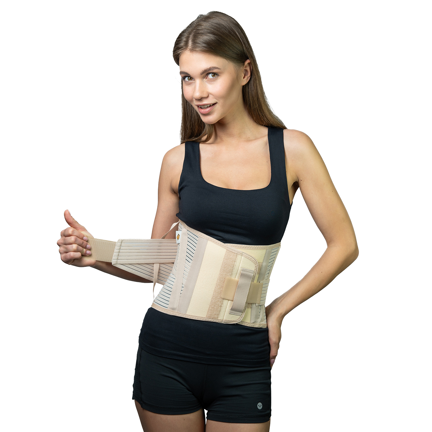 Корсет пояснично-крестцовый с дополнительными поясами, высота спины 26 см