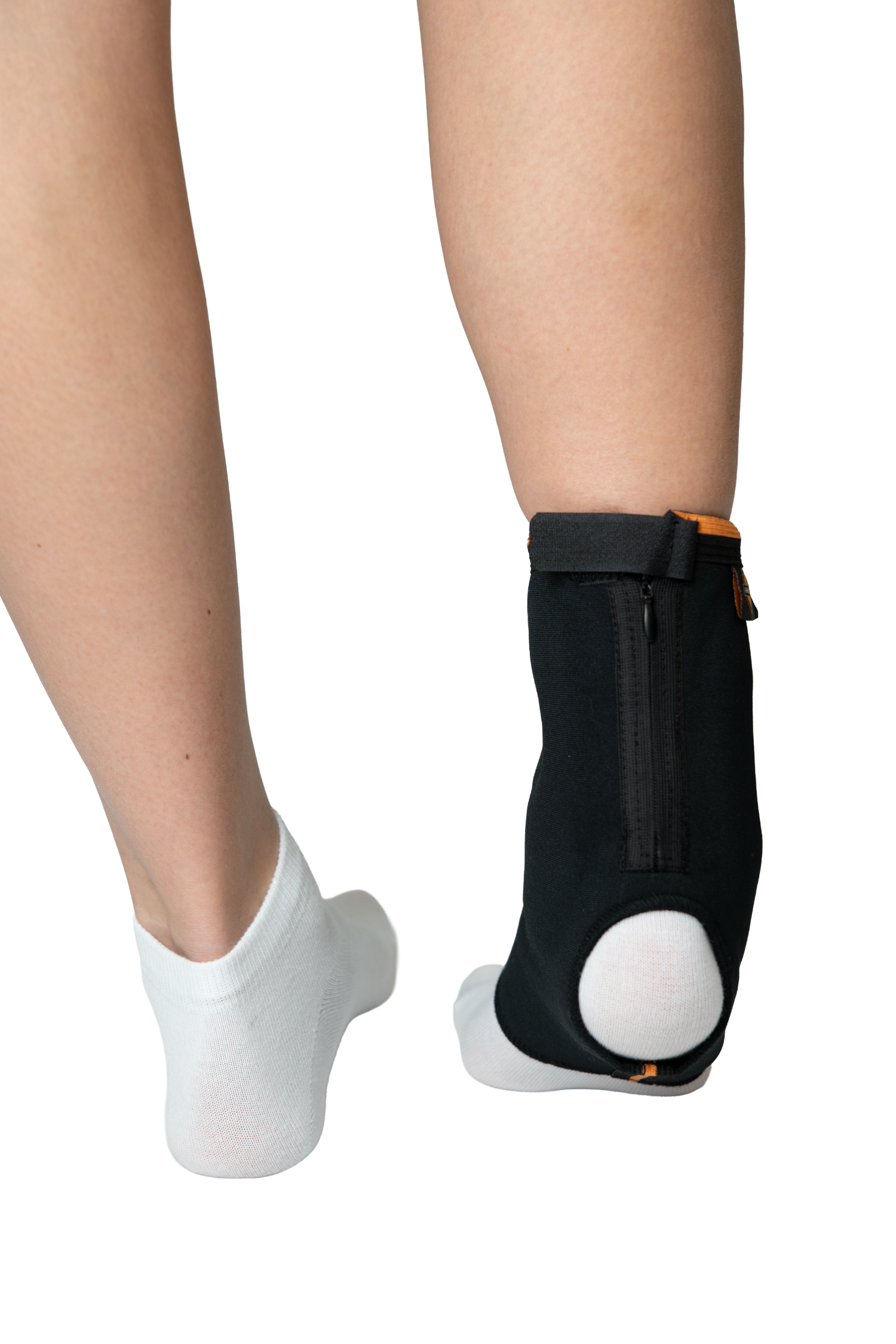 Суппорт лодыжки с защитой лодыжечной подушечки с застежкой-молнией