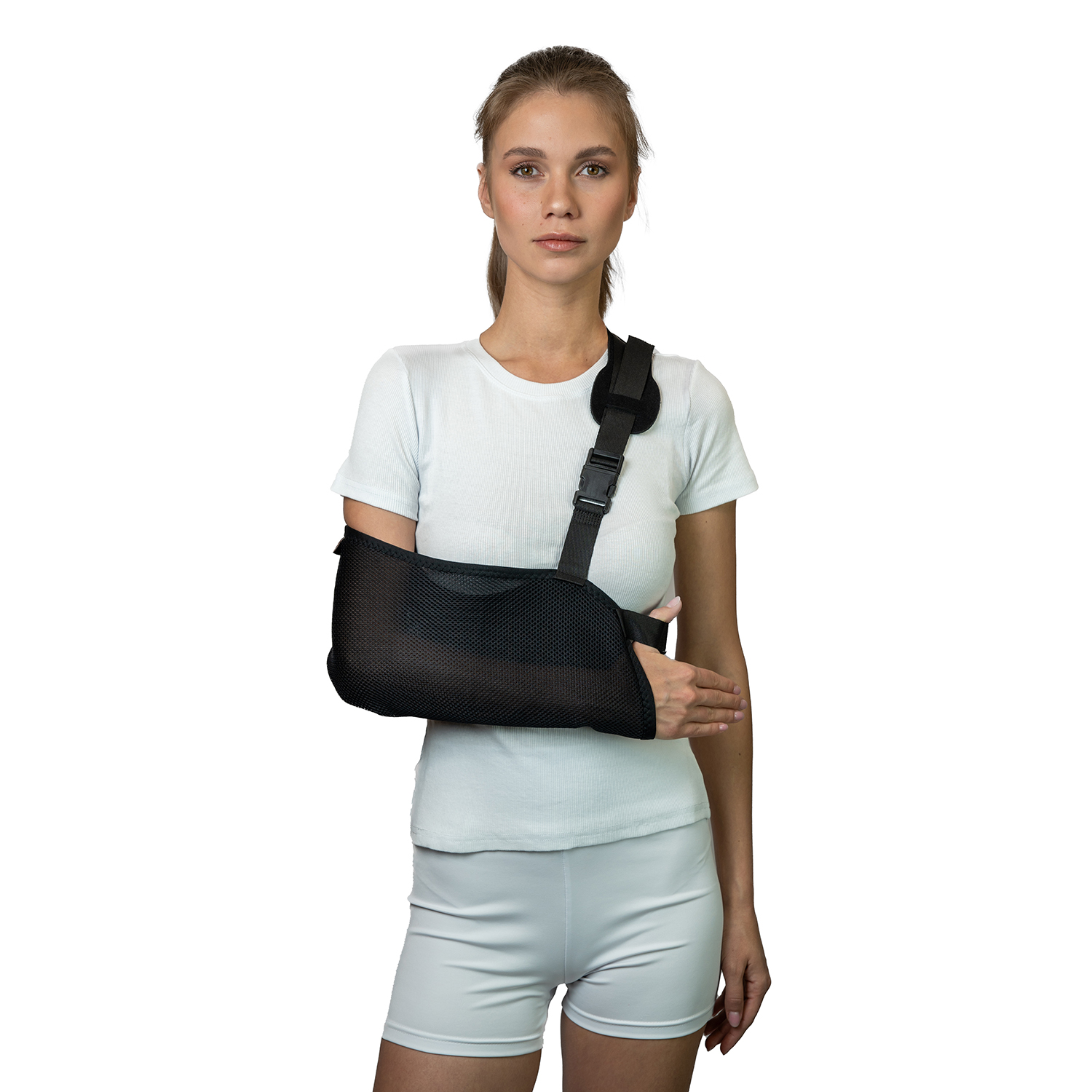 Бандаж базовый на руку, ткань сетчатая