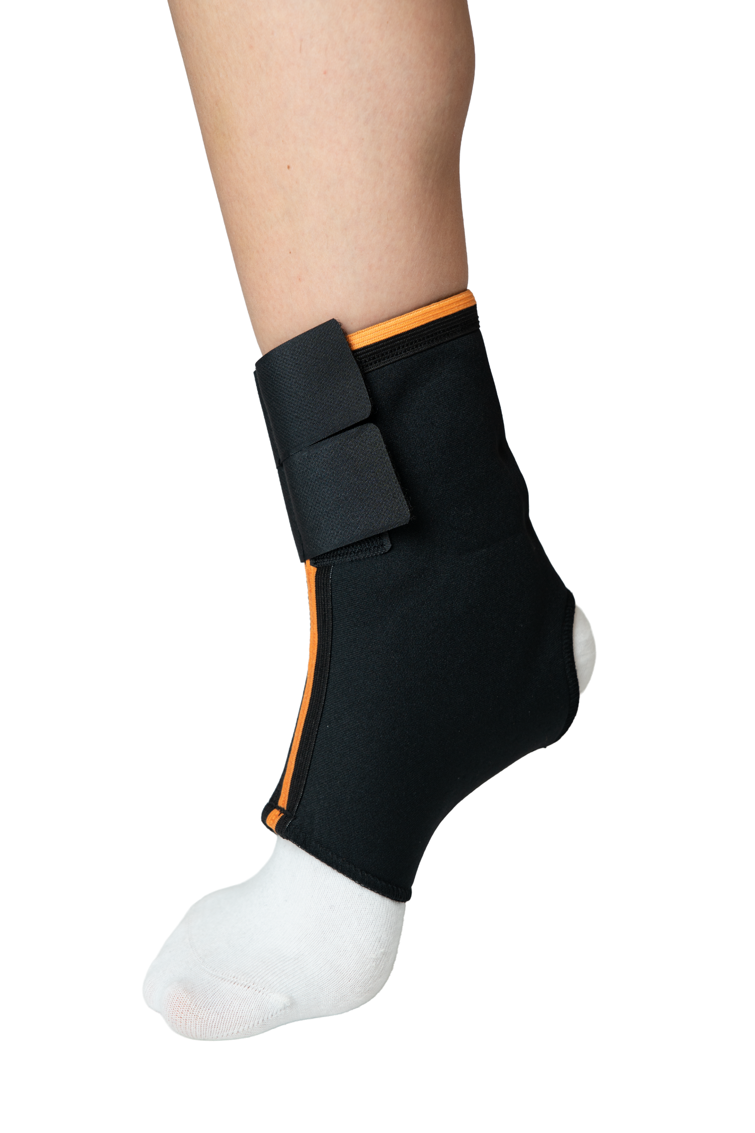 Суппорт лодыжки с защитой лодыжечной подушечки с застежкой на липучке