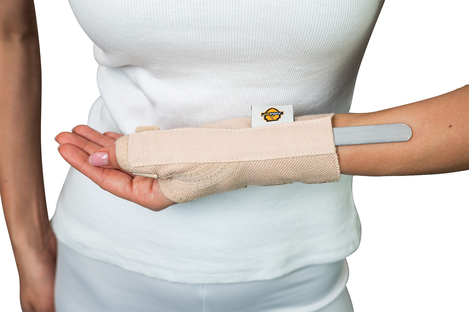 Шина правая базовая для большого пальца с алюминиевой опорой