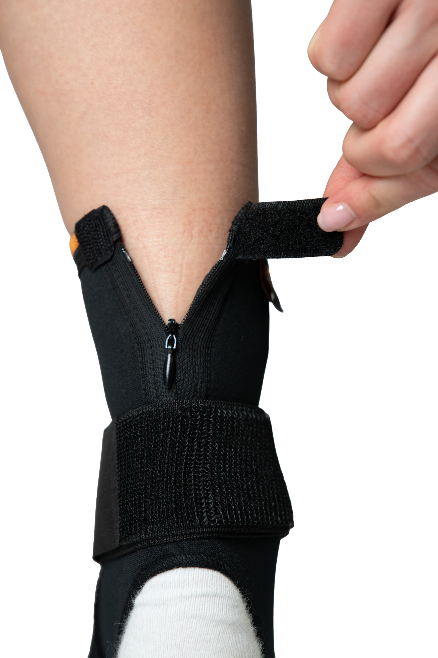 Суппорт лодыжки с застежкой-молнией