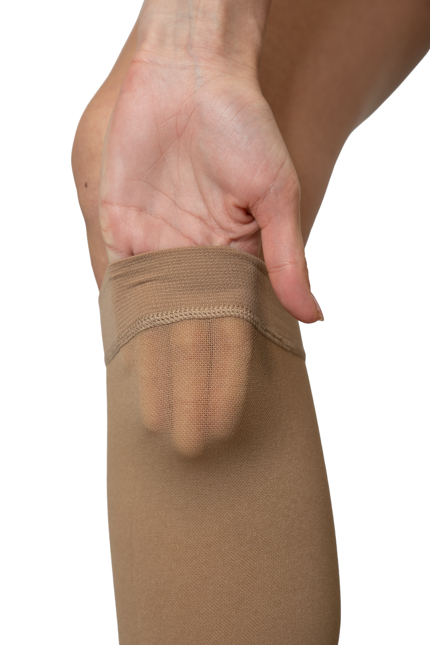 Чулки медицинские компрессионные ниже колена с открытым носком