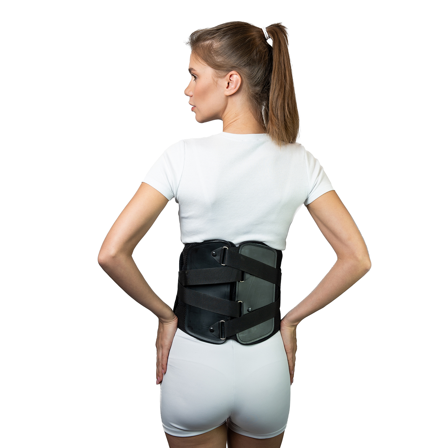 Корсет неопрен пояснично-крестцовый с пластиковой опорой