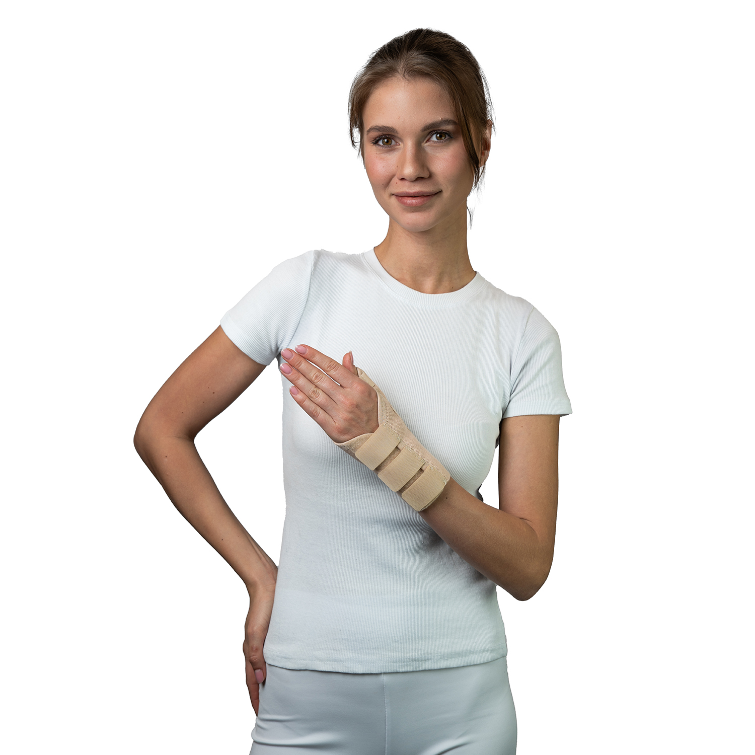 Шина правая базовая для большого пальца с алюминиевой опорой