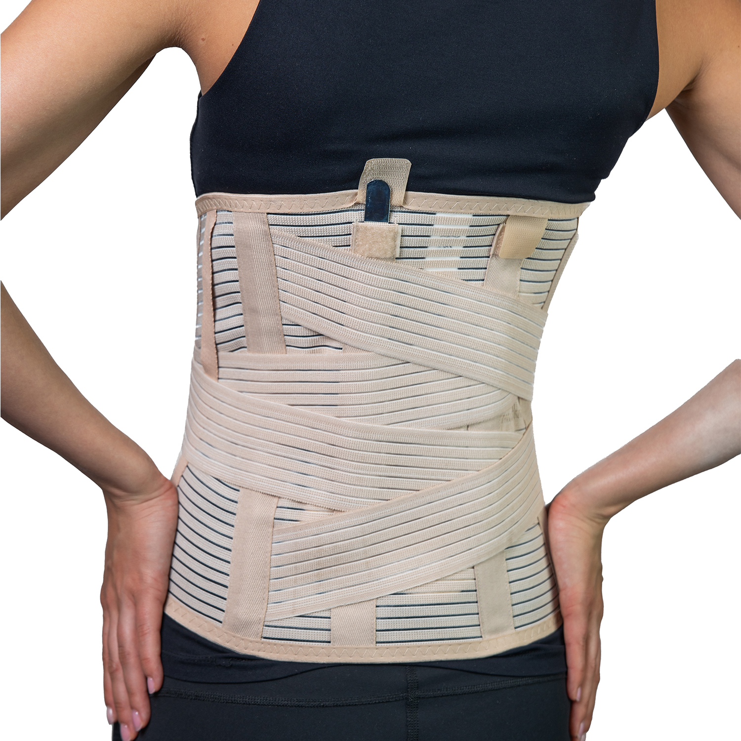 Корсет пояснично-крестцовый с дополнительными поясами, высота спины 32 см