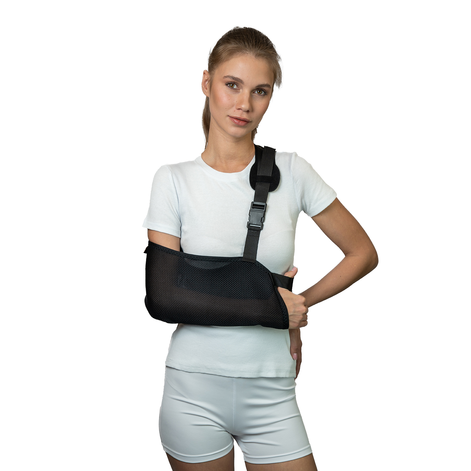 Бандаж базовый на руку, ткань сетчатая