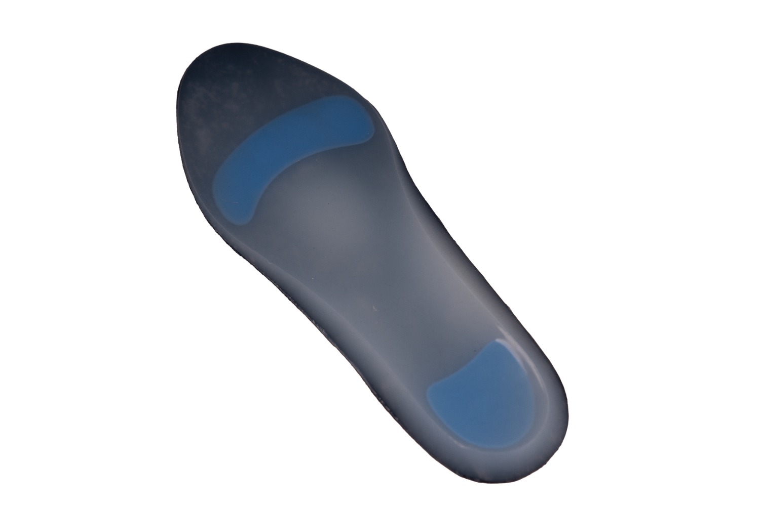 Стелька силиконовая, полная длина, тканевое покрытие