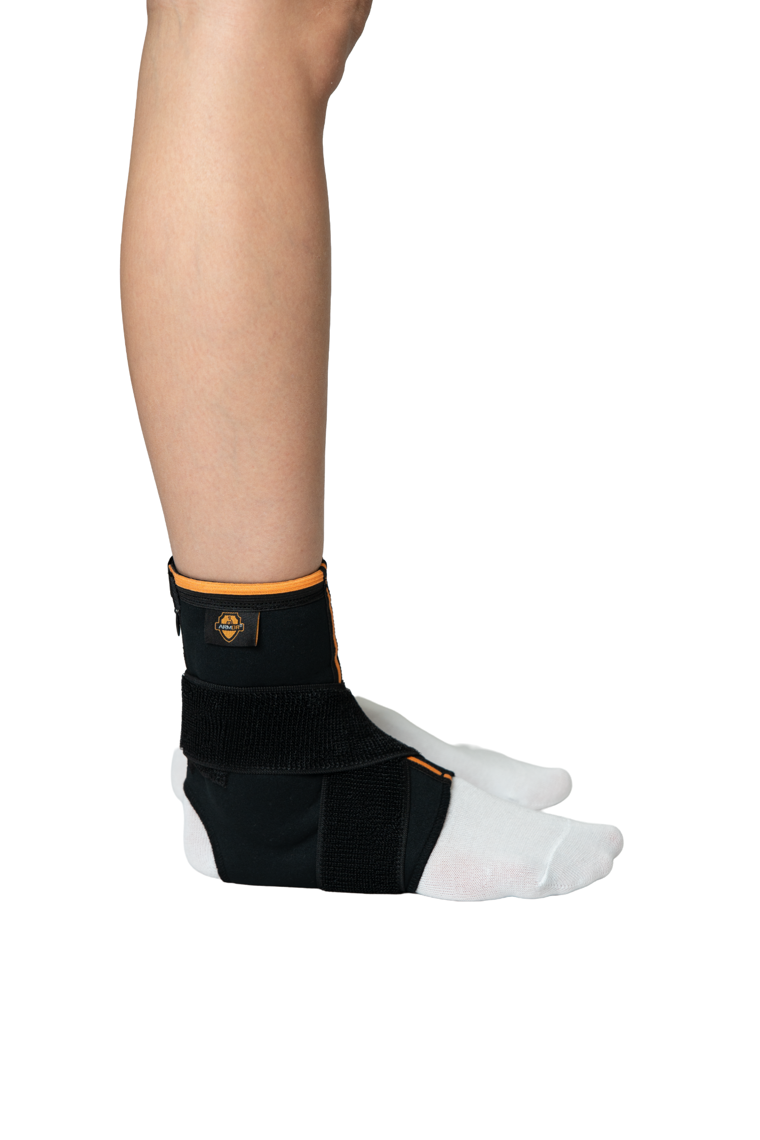 Суппорт лодыжки с защитой лодыжечной подушечки с застежкой-молнией