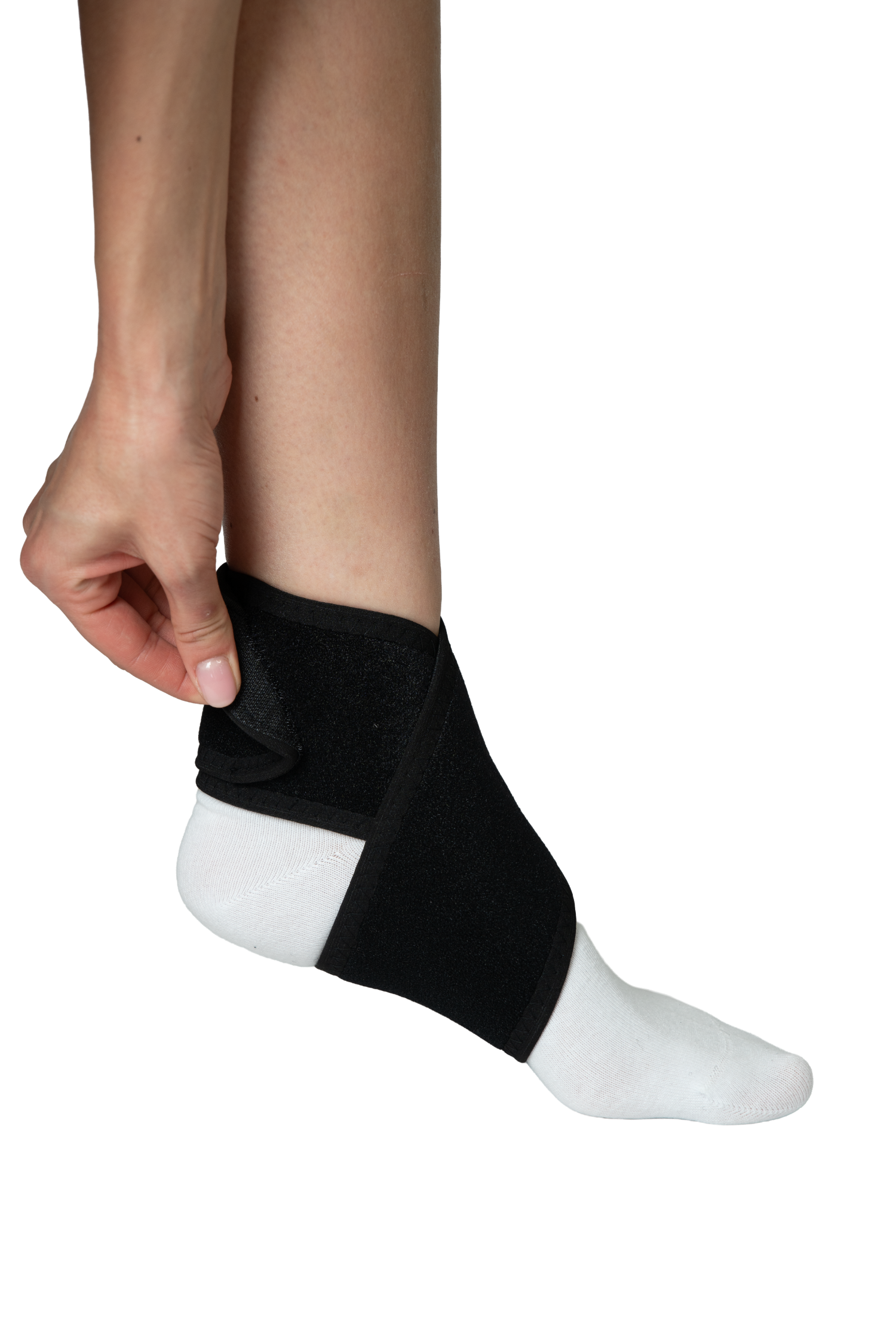 Кронштейн для лодыжки из 8 бинтов