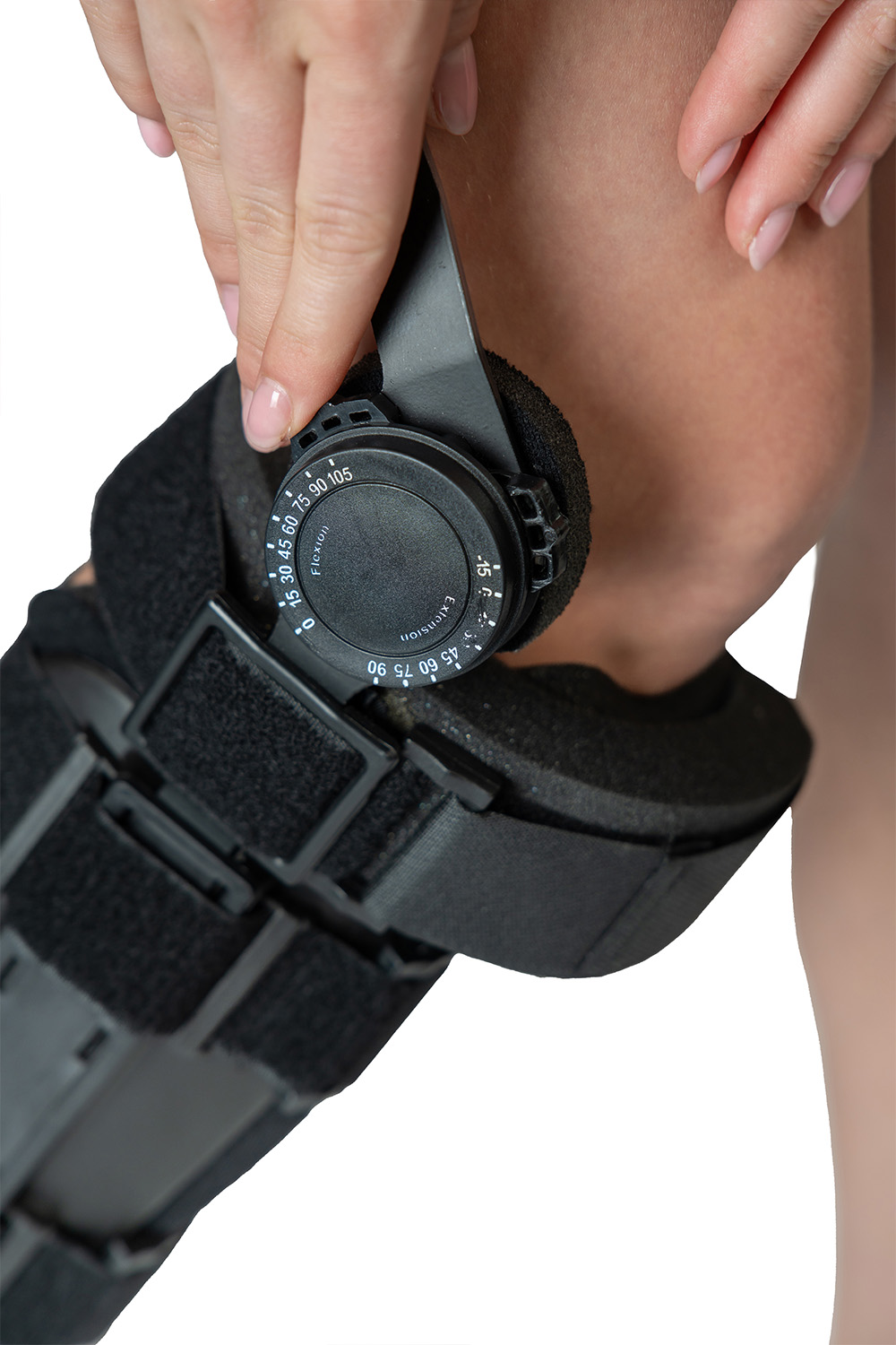 Ортез коленный расширяемый, регулируемый по углу наклона