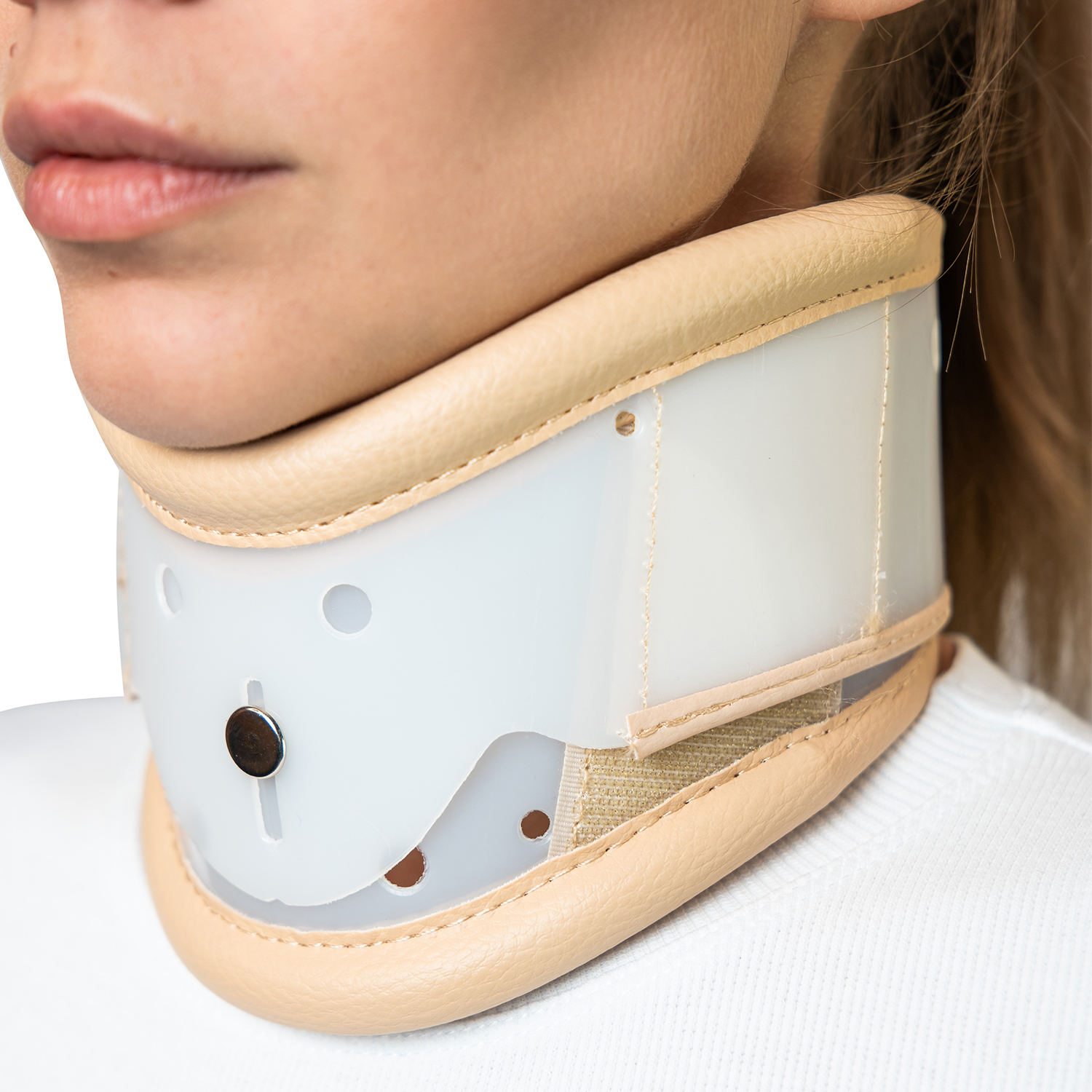 Воротник шейный, регулируемый по длине, пластиковый, премиум-класс