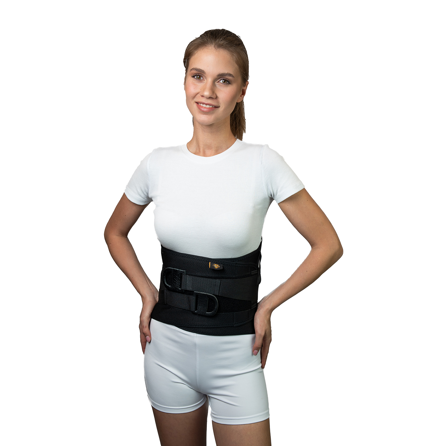 Корсет пояснично-крестцовый, с пластиковой опорой, высота спины 32 см