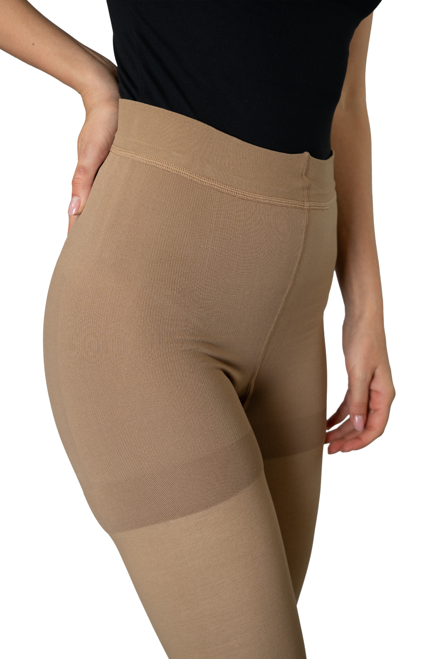 Чулки-колготки медицинские компрессионные с открытым носком