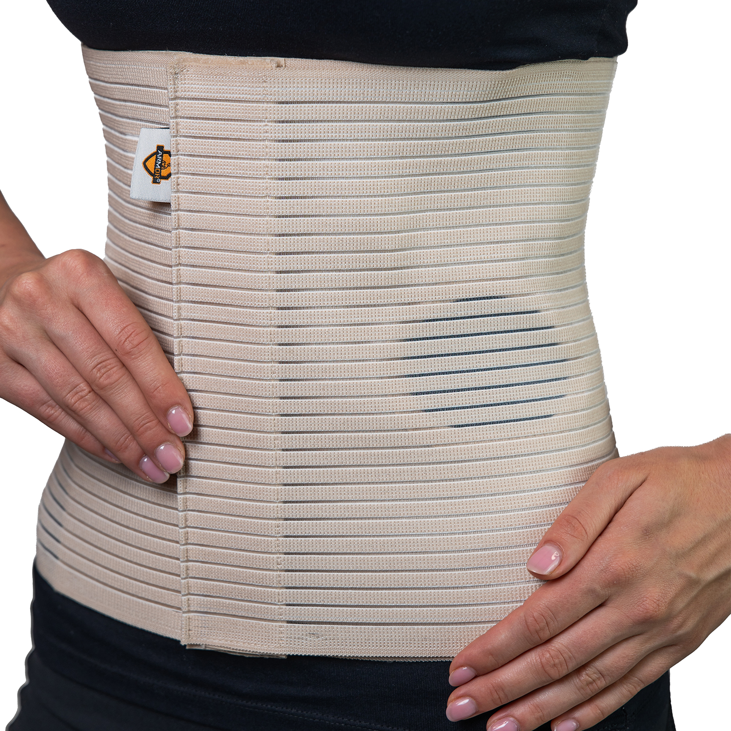 Брюшной бандаж для колостомического мешка высотой 26 см.