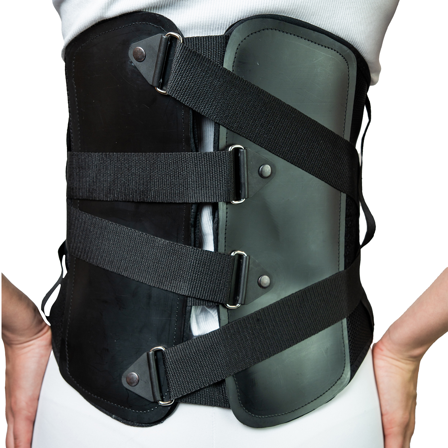 Корсет пояснично-крестцовый, с пластиковой опорой, высота спины 32 см