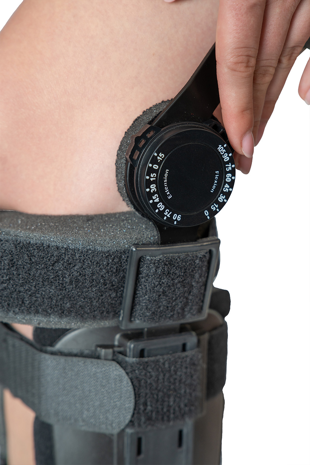 Ортез коленный расширяемый, регулируемый по углу наклона