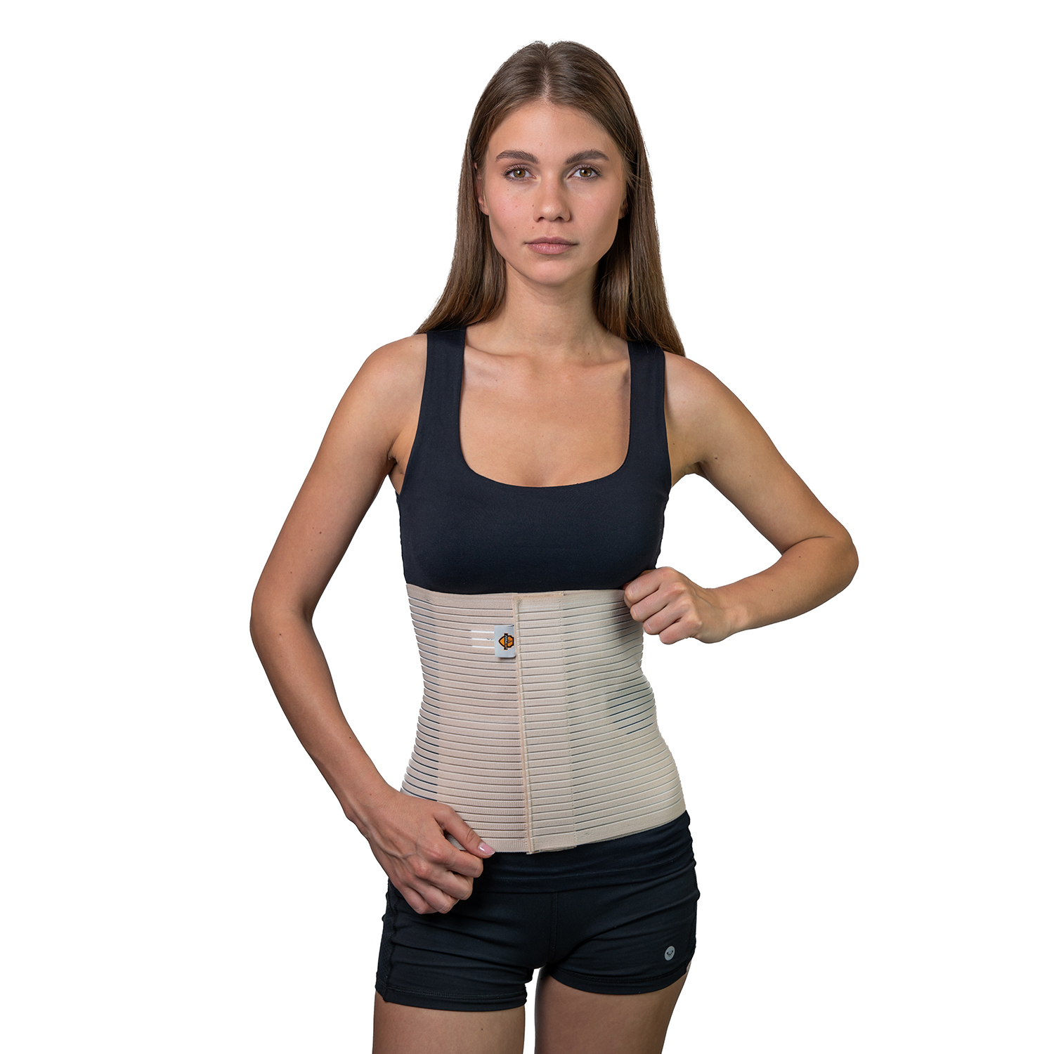 Брюшной бандаж для колостомического мешка высотой 26 см.