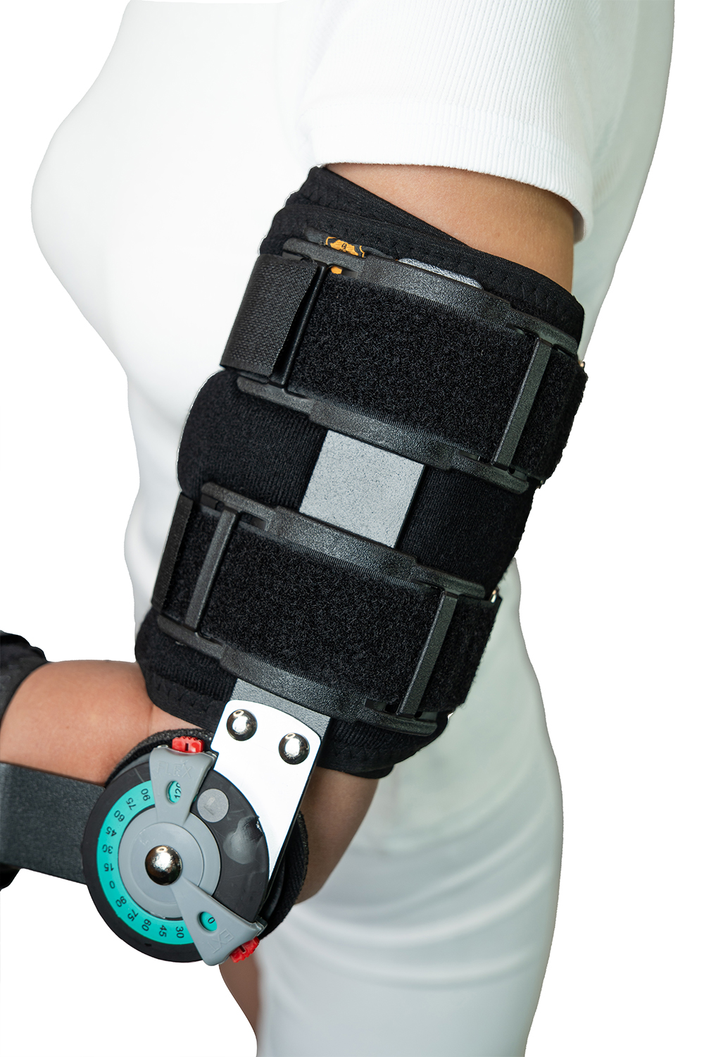 Шина контактная для локтя с регулируемым углом наклона