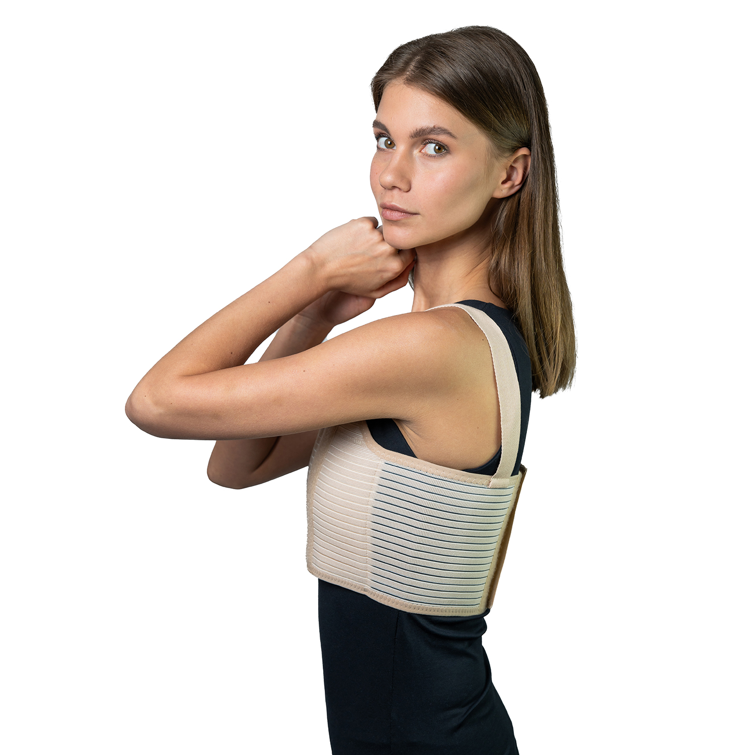 Пояс для грудины с пластиковыми вставками