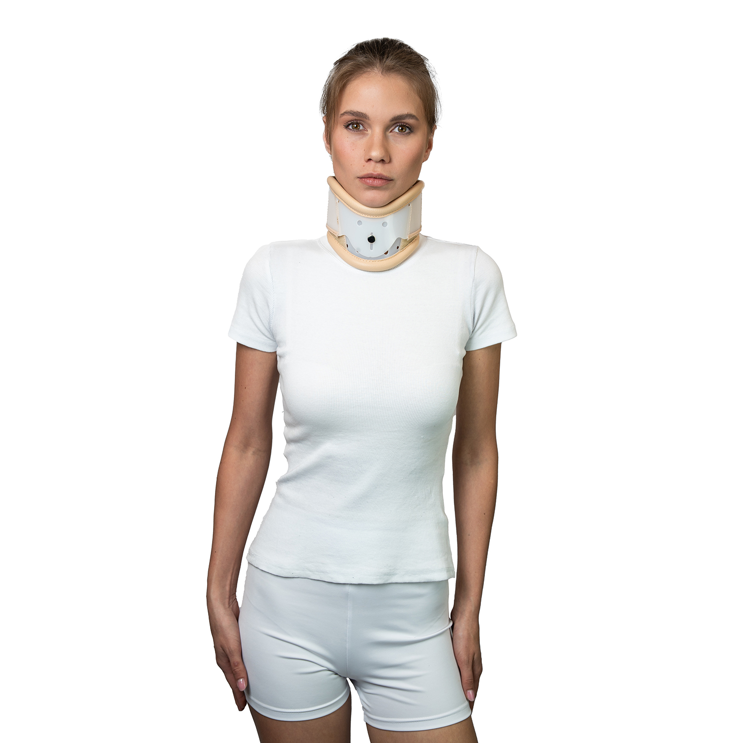 Воротник шейный, регулируемый по длине, пластиковый, премиум-класс