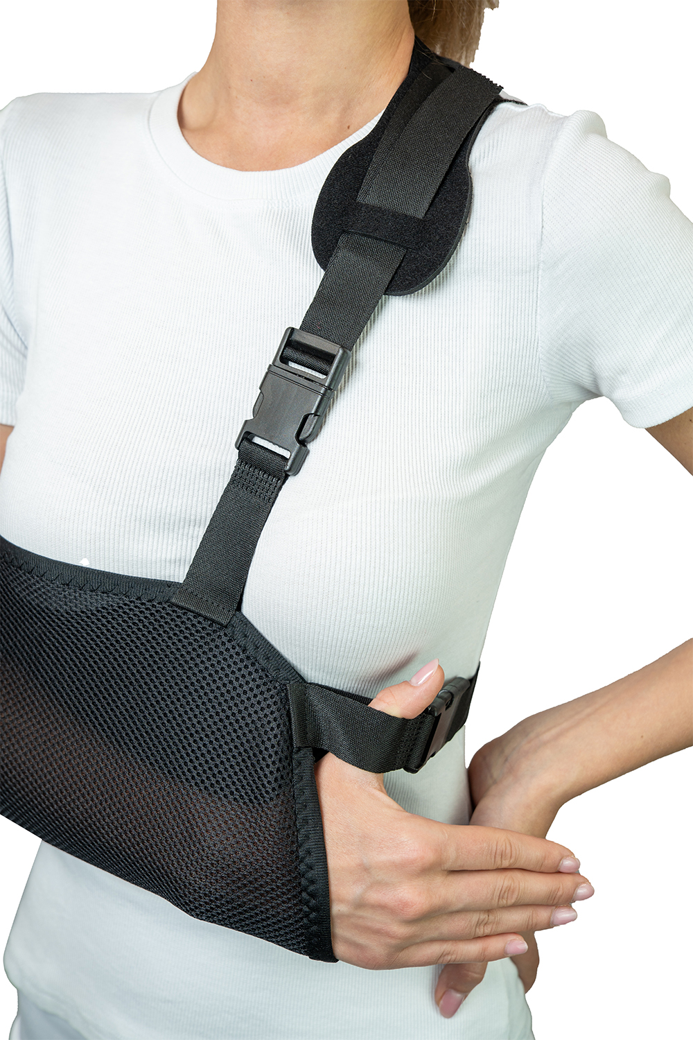 Бандаж базовый на руку, ткань сетчатая