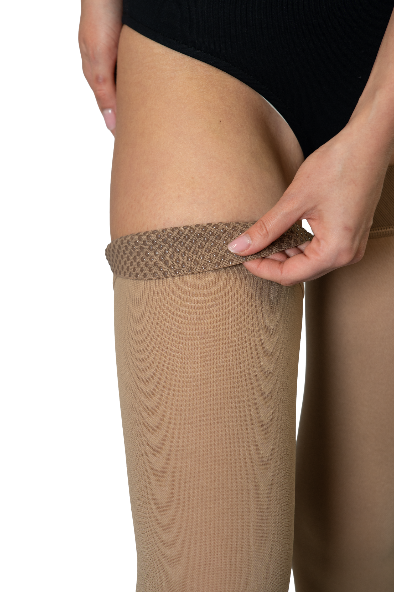 Носки медицинские компрессионные выше колена с закрытым носком ARS11A