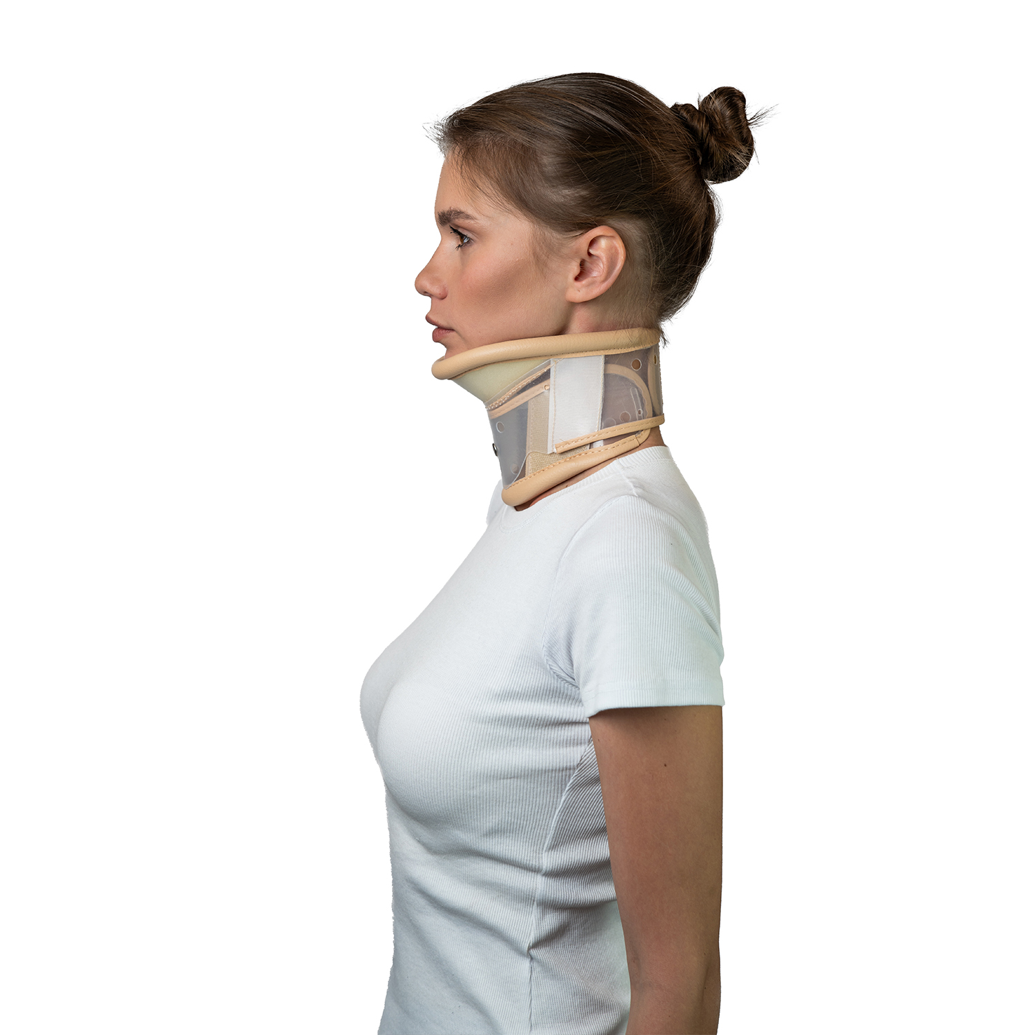 Воротник шейный, регулируемый по длине, с поддержкой подбородка премиум-класс