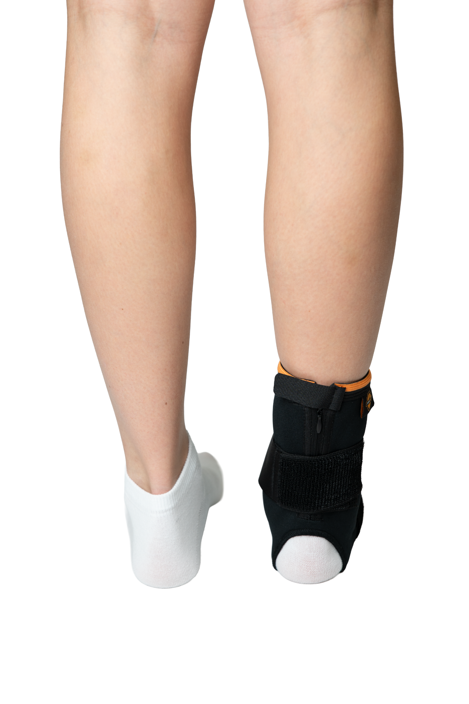 Суппорт лодыжки с защитой лодыжечной подушечки с застежкой-молнией