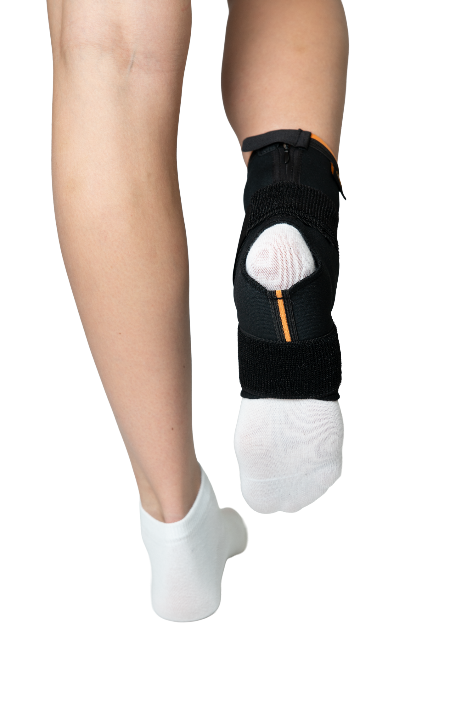 Суппорт лодыжки с защитой лодыжечной подушечки с застежкой-молнией