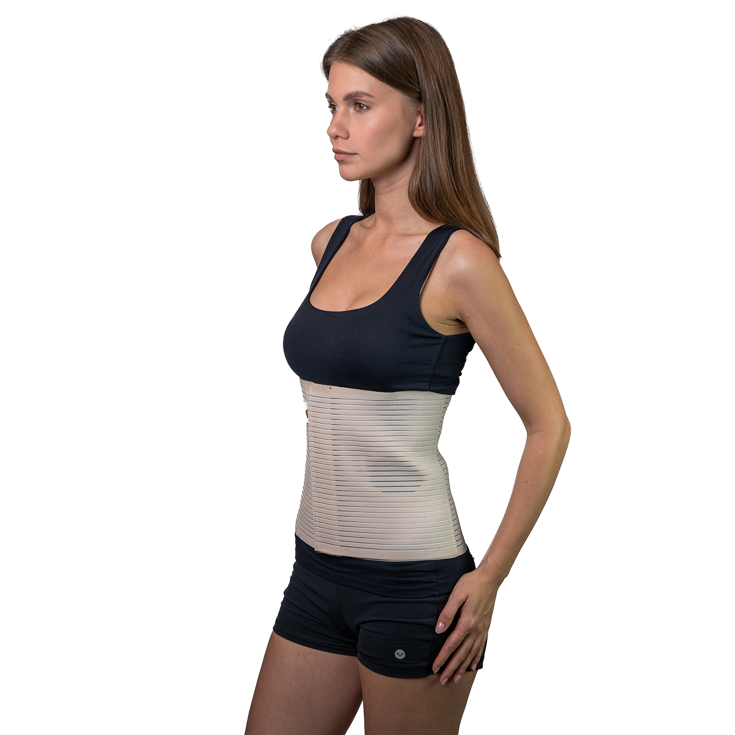 Брюшной бандаж для колостомического мешка высотой 26 см.