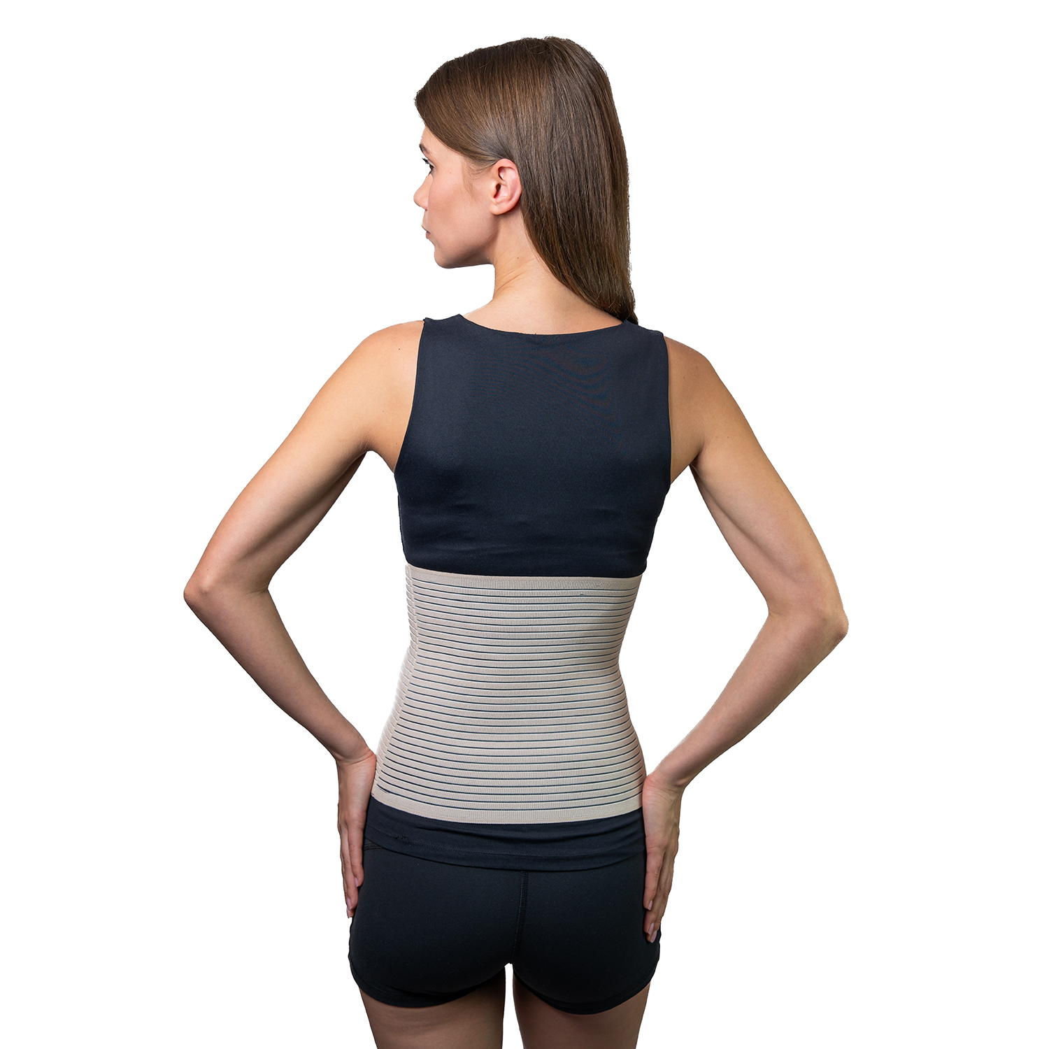 Брюшной бандаж для колостомического мешка высотой 26 см.