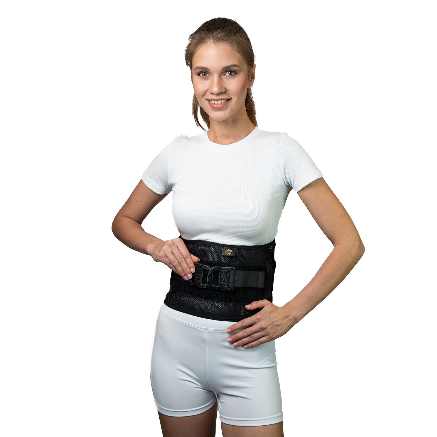 Корсет неопрен пояснично-крестцовый с пластиковой опорой