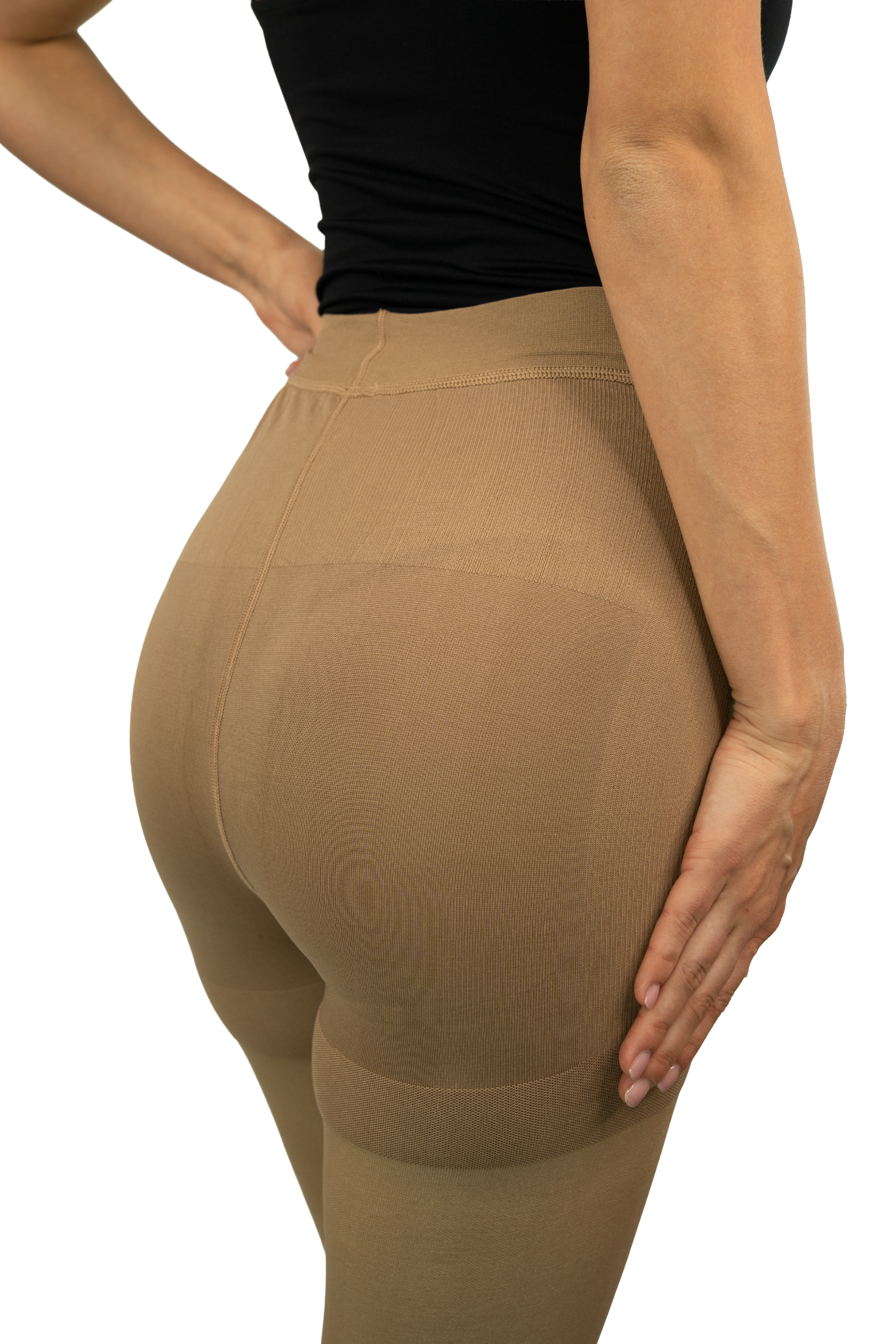 Чулки-колготки медицинские компрессионные с открытым носком