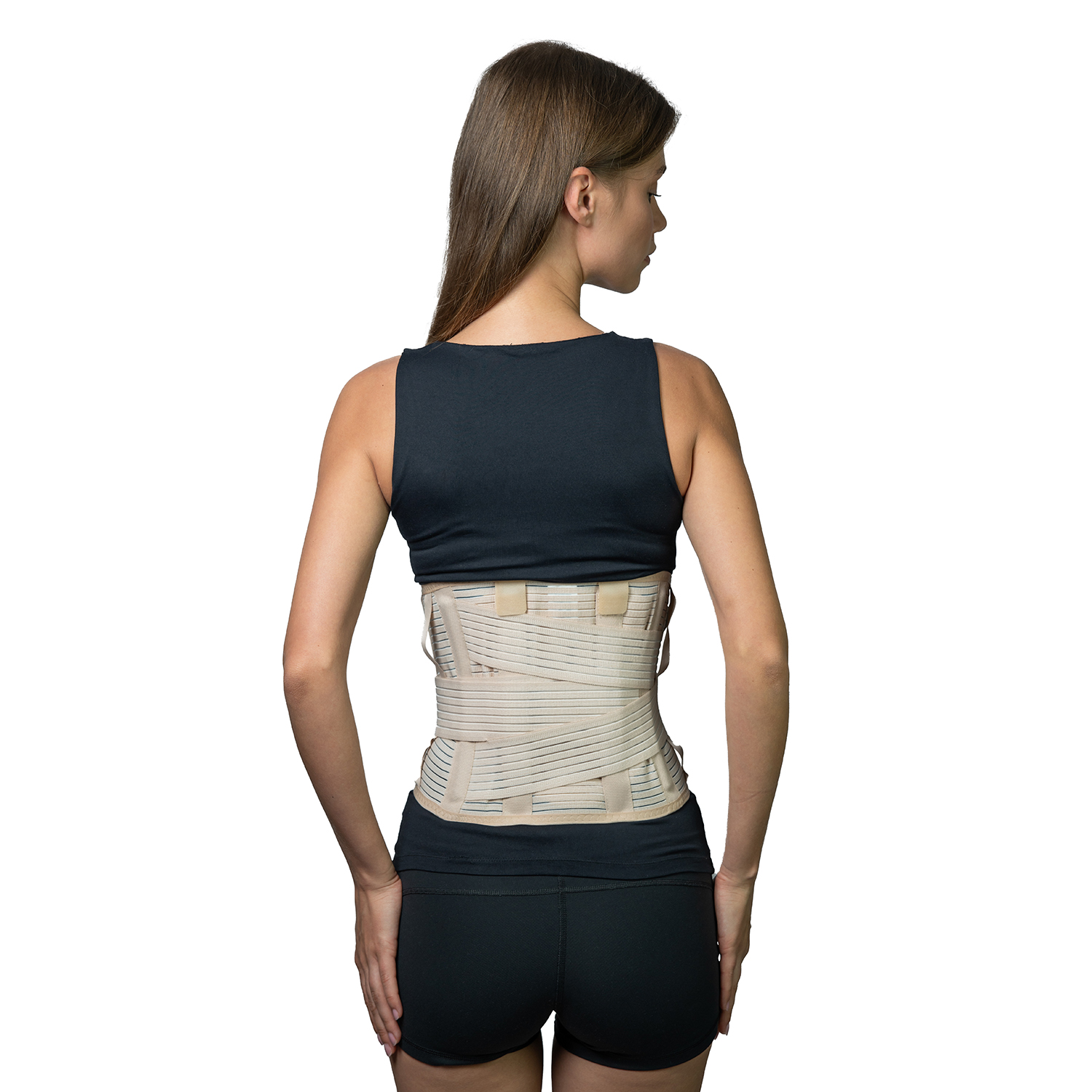 Корсет пояснично-крестцовый с дополнительными поясами, высота спины 26 см